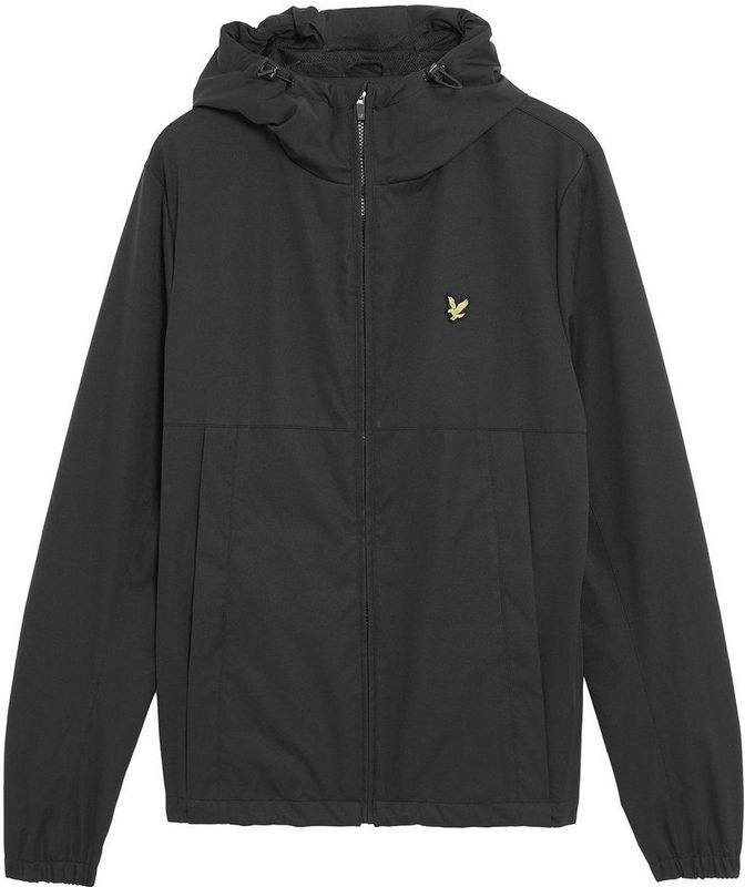 Lyle & Scott - Sport Windbreaker - Zwart - Full Zip Hooded Jas - Heren