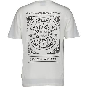 Lyle & Scott - Sunshine Inn Graphic - T-Shirt - Wit - Regular Fit