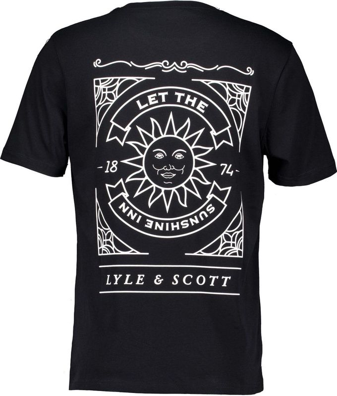 Lyle & Scott - Sunshine Inn Graphic - T-Shirt - Jet Black