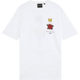 Lyle & Scott - Rose and Crown Graphic - T-Shirt - Wit - Regular Fit