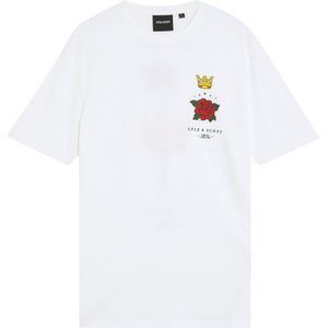 Lyle & Scott - Rose and Crown Graphic - T-Shirt - Wit - Regular Fit