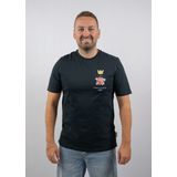 Lyle & Scott - Rose and Crown Graphic - T-shirt - Donkerblauw - Heren