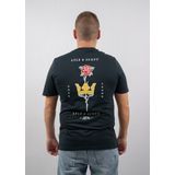 Lyle & Scott - Rose and Crown Graphic - T-shirt - Donkerblauw - Heren