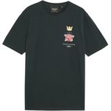 Lyle & Scott - Rose and Crown Graphic - T-shirt - Donkerblauw - Heren