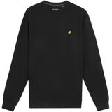 Lyle And Scott - Crew Neck Fly Fleece - Casual Sweater - Zwart