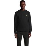 Lyle And Scott - Crew Neck Fly Fleece - Casual Sweater - Zwart