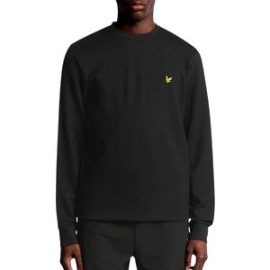Lyle And Scott - Crew Neck Fly Fleece - Casual Sweater - Zwart