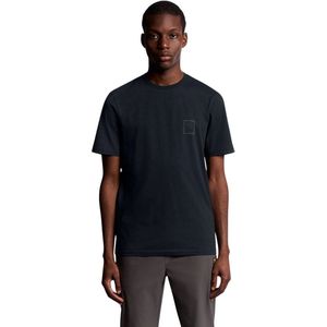 Lyle and Scott - Rubberised Logo Graphic - Casual T-shirt - Donkerblauw