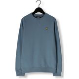 Lyle en Scott - Sweater - Future Blue - Katoen - Logo Embleem