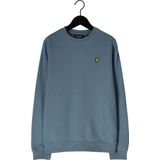 Lyle en Scott - Sweater - Future Blue - Katoen - Logo Embleem