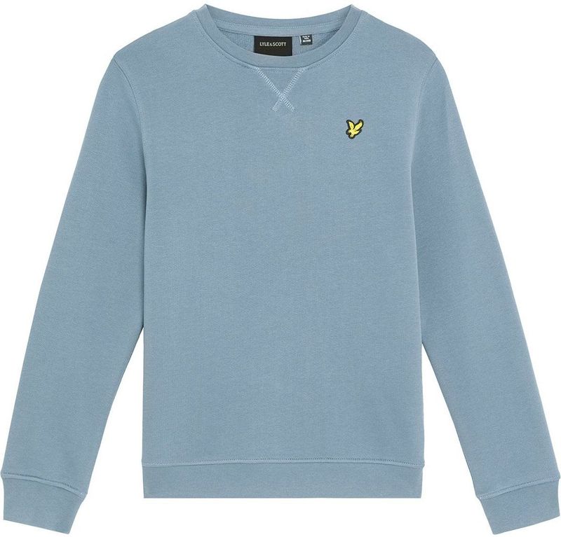 Lyle en Scott - Sweater - Future Blue - Katoen - Logo Embleem