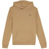 Lyle & Scott Loopback katoenen hoodie voor jongens - bruin
