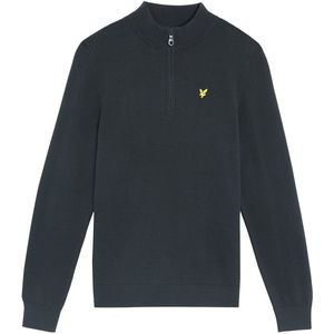 Lyle & Scott 1/4 Zip Jumper Truien & Vesten Jongens - Sweater - Hoodie - Vest- Donkerblauw - Maat 134/140