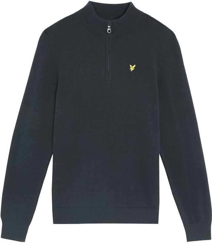Lyle & Scott - 1/4 Zip Jumper - Vest - Donkerblauw