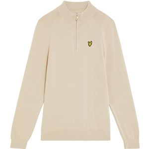Lyle & Scott - 1/4 Zip Jumper - Trui - Creme
