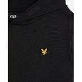 Lyle & Scott - Brushback Fleece Hoodie - Zwart - Voor Jongens