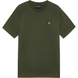 Lyle and Scott - T-shirt - Olijfgroen - Modern-fit - Biologisch Katoen