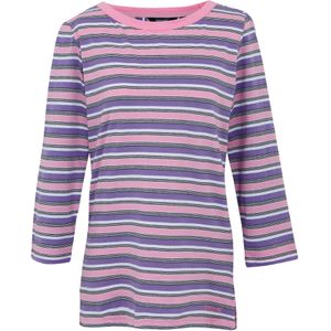 Regatta - Baylette II - T-shirt - Gestreept - 50% Katoen, 50% Polyester, UPF 30+