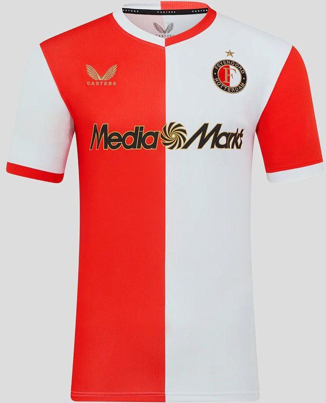 Feyenoord - Thuisshirt - Rood - Katoen - Korte Mouwen