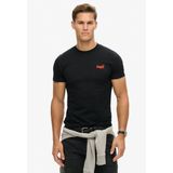 Superdry - ESSENTIAL LOGO EMB TEE - T-shirt - Hazard Orange - Slim Fit