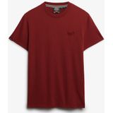 Superdry - ESSENTIAL LOGO EMB TEE - T-shirt - League Red - Korte Mouwen