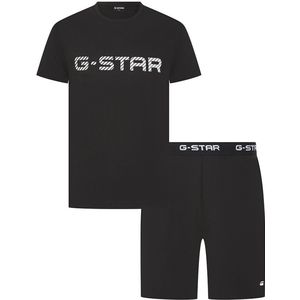 Tee en Short Pyjama Set - Zwart - Heren