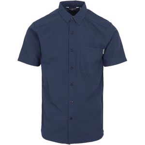 Regatta - Mindano IX Triangle - Overhemd - Marine - 90% Polyester, 10% Viscose, Korte Mouwen, 1 Borstzak