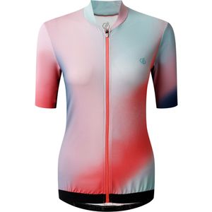 Dare2b - Gebreide Trui - Kleurverloop - Korte Mouwen - Volledige Ritssluiting