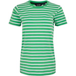 Regatta - Gestreept T-shirt - Zacht Katoen - Crew Neck - Korte Mouwen