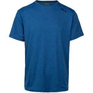 Trespass - Doyle DLX T-shirt - Streepjesdetail - Gebreid - Marl - Korte Mouwen