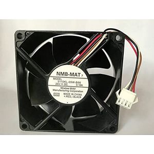Original NMB-MAT 3110KL-05W-B66 DC24V 0.18A 8025 8CM inverter 4-wire fan