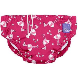 Bambino Mio Wasbare Zwemluier Flamingo Roze - 6 - 12 maanden