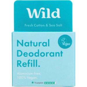 Wild Fresh Cotton & Sea Salt - Deo Stick Navulling - 40 g - Unisex