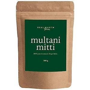 Multani Mitti - Bentonite Clay - Indian Healing Clay 250 g - Ton Bentonita - Gezichtsmaskers Pack