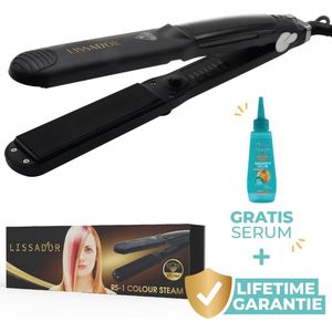 Lissad'or Stijltang-Haarstyler-Krultang-Haarverzorging-Hittebescherming-Zwart - Accessoires