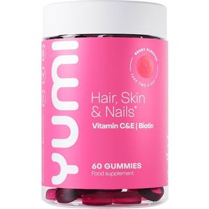 Hair, Skin & Nails Vitamin C & E, Biotin Gummies 60st (yumi)