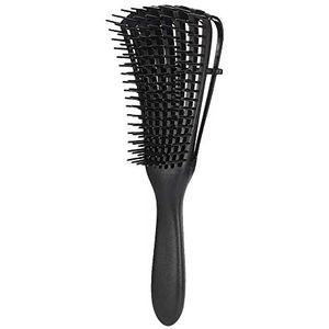 Eight Free - Detangle Brush - Professionele zwarte haarborstel - Flexibele haarborstel - Laat je haar glanzend en vol lichaam - glijdt perfect door je haar