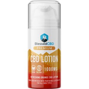 Blessed CBD - CBD Lotion - 1000 Mg CBD - Met Vitamine B5 - Hoge Concentratie CBD - 100% Natuurlijk - Geen THC - 100 Ml