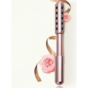 JIUJ Radiance Roller - Germanium Stone Uplifting Gezicht/oog/lichaam Massage Beauty Roller/Tool Voor Huid Aanhalen/verstevigen, Ontpuffen, Anti-aging en Spanningsverlichting Roze