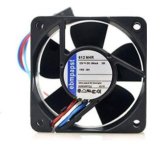 Papst 612NHR 12V 166mA 6025 60X60X25mm 3-wire cooling fan