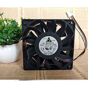 TFC1212DE for delta 120mm DC12V For Bitcoin Miner Powerful Server Case AXIAL cooling Fan