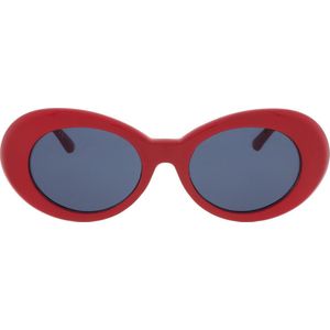 Icon Eyewear Zonnebril GRUNGE - Rood montuur - Grijze glazen