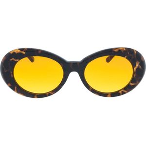 Icon Eyewear Zonnebril GRUNGE - Tortoise montuur - Oranje glazen