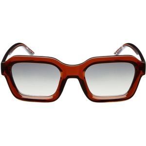Icon Eyewear Zonnebril BASE RUNNER - Bruin montuur - Lichtgroene glazen
