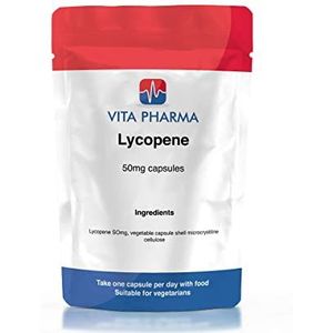 LYCOPENE 50 mg, 365 capsules, 1 jaar bulkaanbod aanbieding, neem een per dag, door VITA PHARMA, Vegetarisch, Koop nu voor snelle verzending