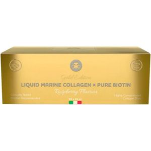 The Collagen Company | Liquid Marine Collagen Pure Biotin | Raspberry | 10 Shots | 10 x 30ml