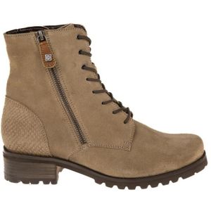 Helioform - 659.010 Enkellaarzen - Taupe Combi - Kunstleer