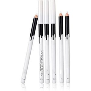 White Eyeliner Pencil,Eyeliner Pen,Smooth Waterproof Cosmetic Beauty Tool Long Lasting Makeup Eyeliner Professional Eyeshadow Highlighter(White)