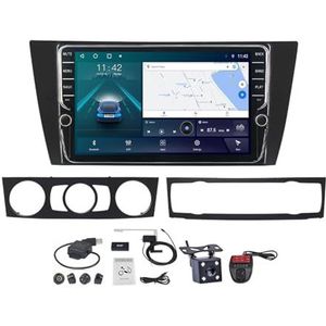 Android 11 Auto Stereo MP5 Player 9'' Screen Autoradio Voor BMW 3-Series E90 E91 E92 E93 2005-2013 Ondersteunt Car-play Android Auto/BT/FM AM RDS DAB+ Radio/Mirror Link/Stuurbediening (Size : K500S)