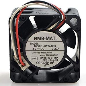 1608KL-01W-B39 5V 0.22A 40 * 40 * 20MM 4020 3-wire cooling fan